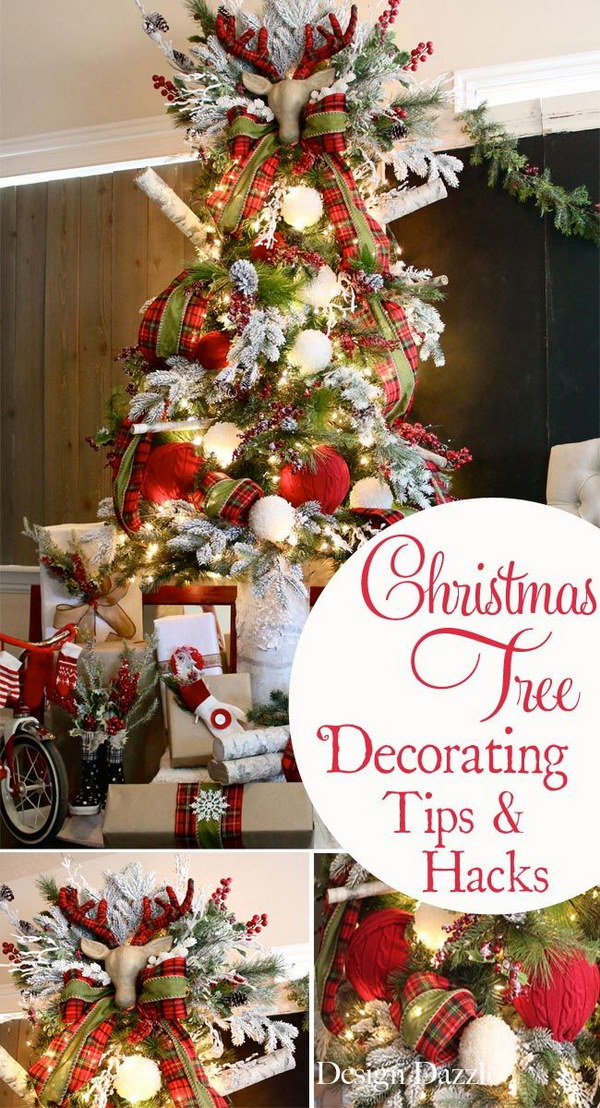 Rustic Plaid Christmas Tree Tips and Tricks