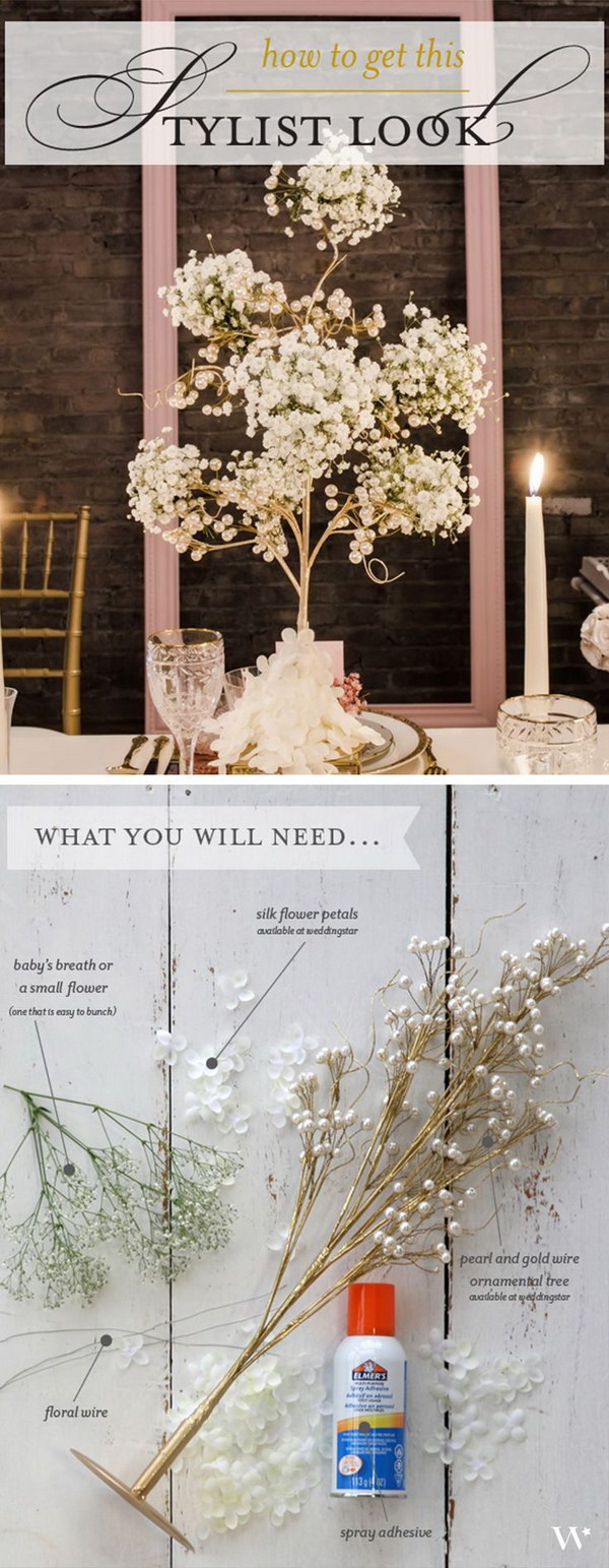 DIY Gorgeous Wedding Centerpiece. 