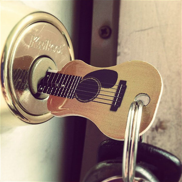 Acoustic Guitar House Key This is a fun and creative gift for any guitar player music lover or musician