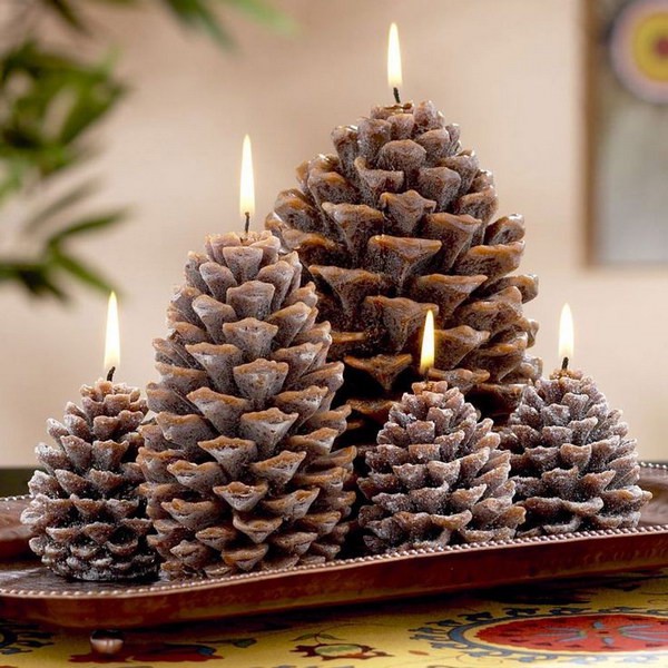 30+ Festive DIY Pine Cone Decorating Ideas - Hative