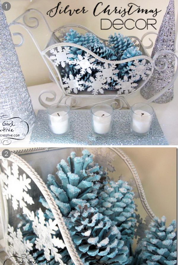 A New Years Centerpiece Craft using Pine Cones – Sustain My Craft