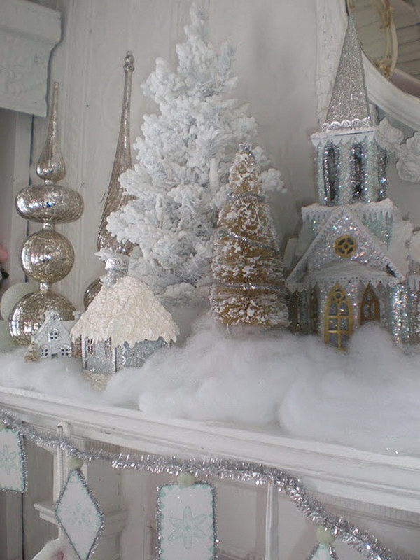25+ Gorgeous Christmas Mantel Decoration Ideas & Tutorials - Hative