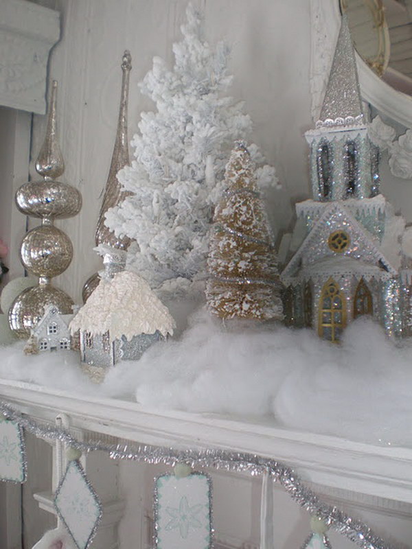 25+ Gorgeous Christmas Mantel Decoration Ideas &amp; Tutorials - Hative