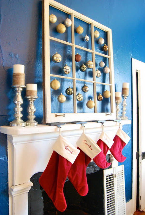 25+ Gorgeous Christmas Mantel Decoration Ideas & Tutorials - Hative