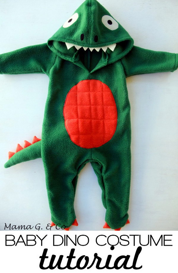 Easy Dinosaur Baby Onesie 