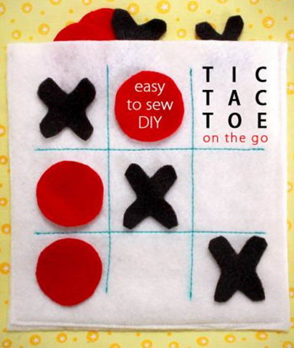 Felt Travel Tic-Tac-Toe 