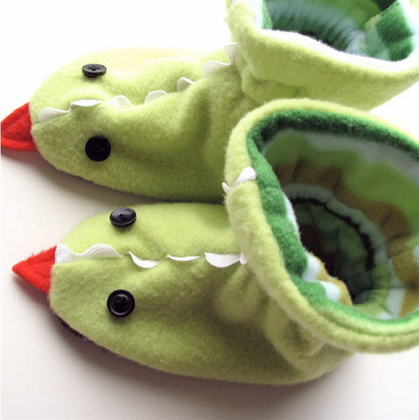 DIY Dragon Slippers 