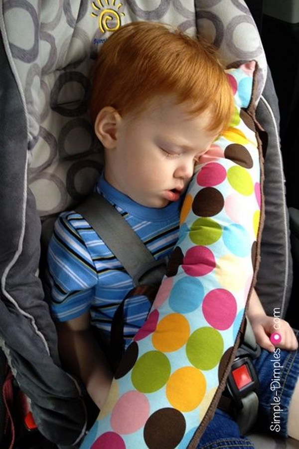 DIY Seatbelt Pillow