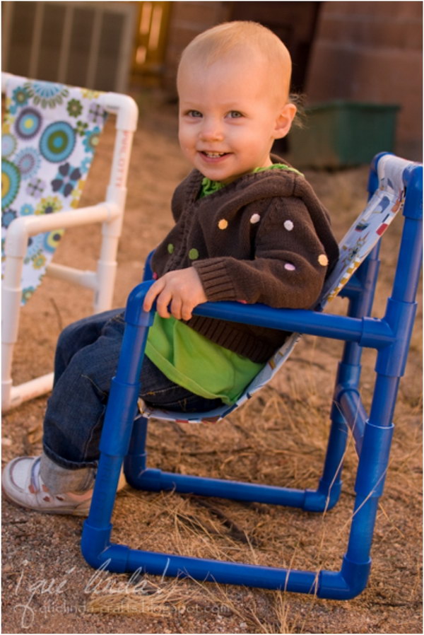 DIY PVC Pipe Toddler Chairs 