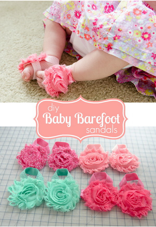 No-Sew Baby Barefoot Sandals 