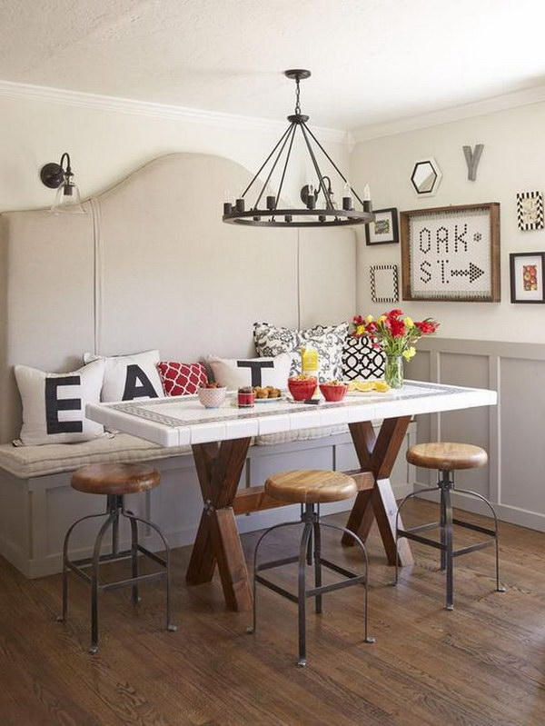 Beautiful And Cozy Breakfast Nooks Hative   34 Breakfast Nook Ideas 