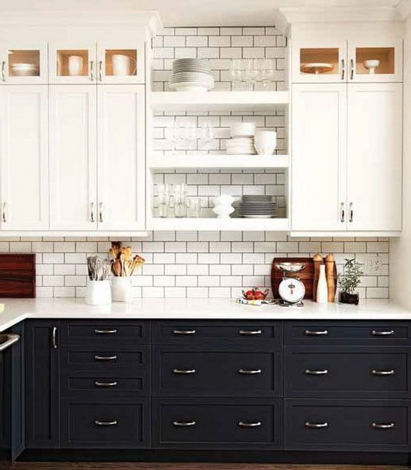 Stylish Two Tone Kitchen Cabinets for Your Inspiration ...