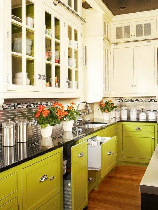 Stylish Two Tone Kitchen for Your Inspiration