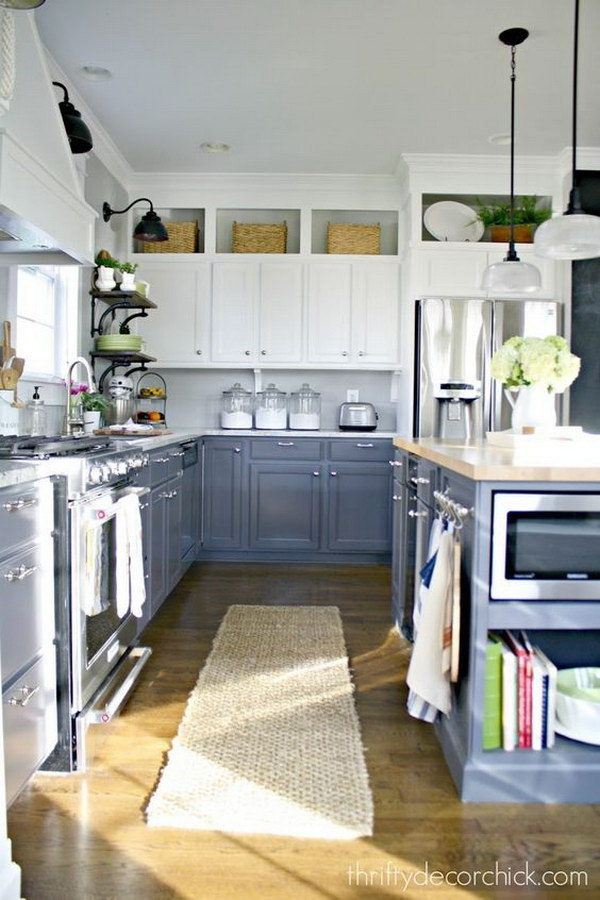 Stylish Two Tone Kitchen Cabinets for Your Inspiration - Hative