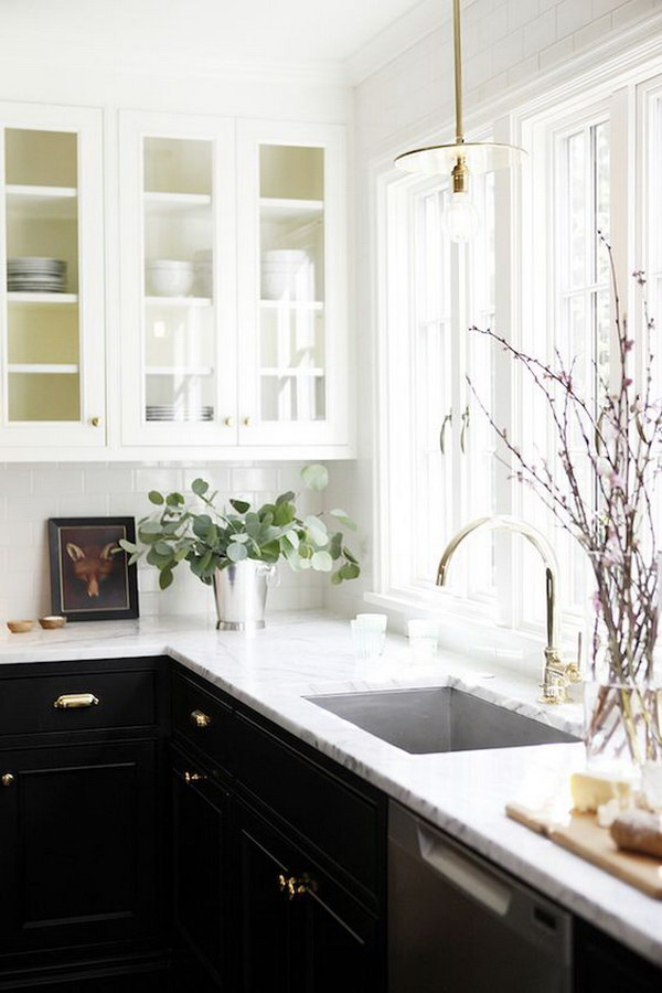 Stylish Two Tone Kitchen Cabinets for Your Inspiration ...