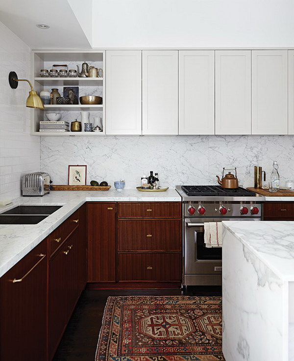 Stylish Two Tone Kitchen Cabinets For Your Inspiration Hative