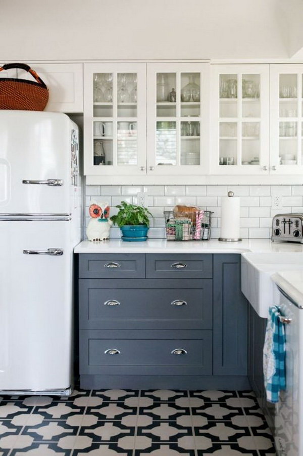 Stylish Two Tone Kitchen Cabinets for Your Inspiration - Hative