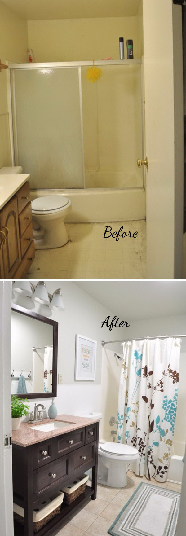 Before and After: 20+ Awesome Bathroom Makeovers - Hative