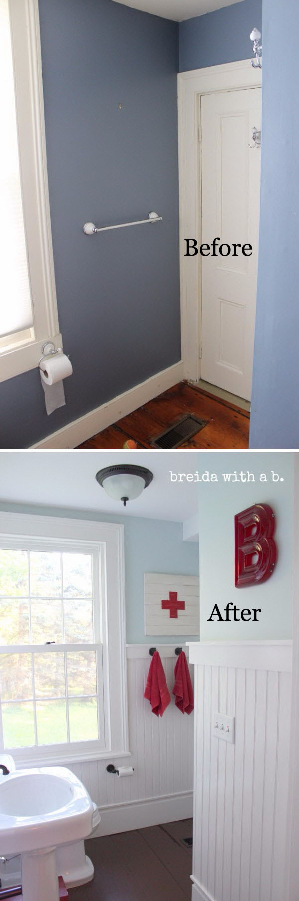 Farmhouse Bathroom Renovation. 