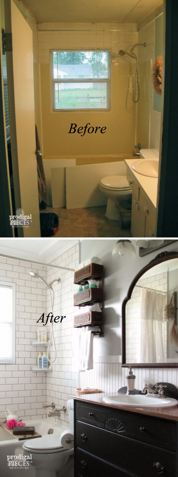 Before and After: 20+ Awesome Bathroom Makeovers 2023