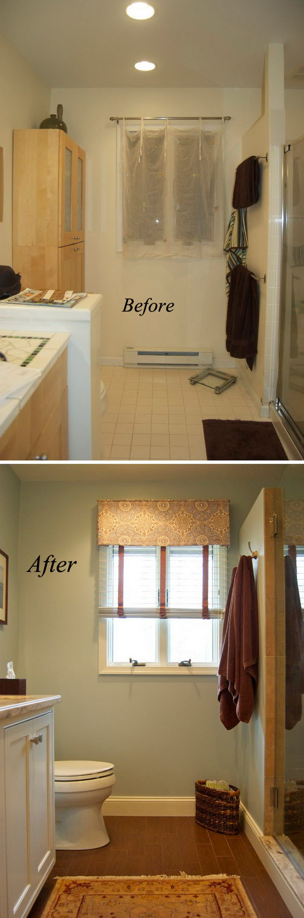 Bathroom Remodeling Ideas Before And After : bathroom remodeling ideas before and after | Before ... / Pay attention to every detail once you start to remodel the bathroom.