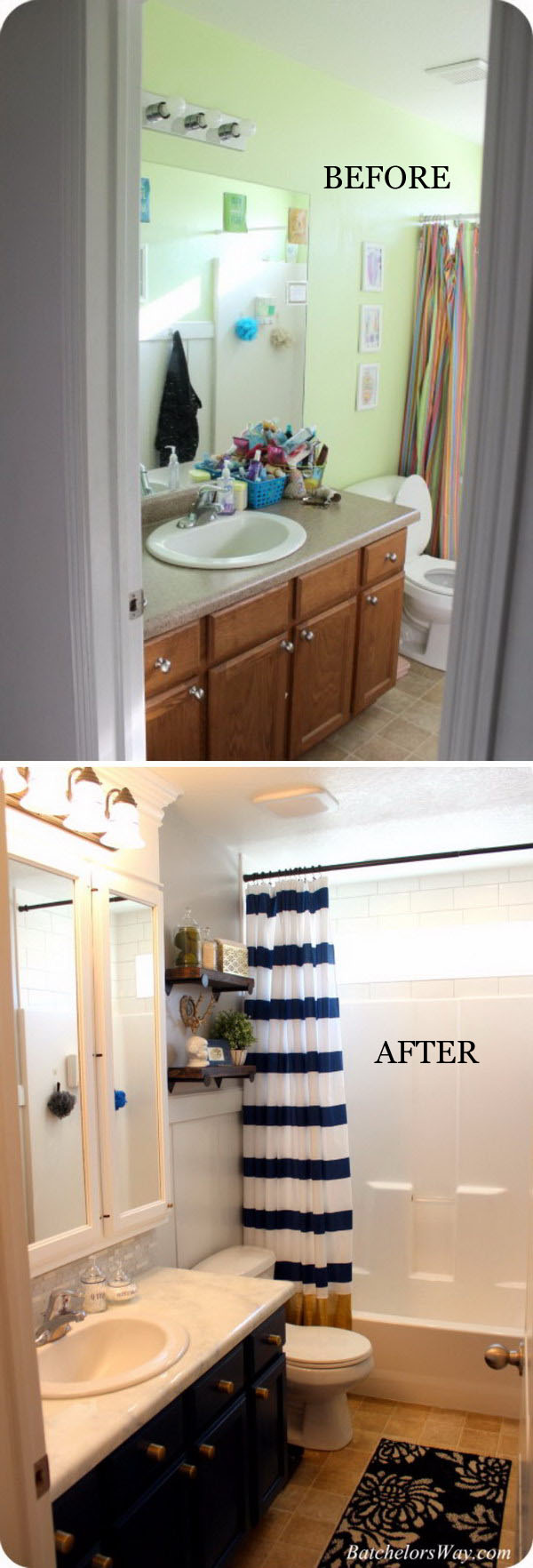 Before And After 20 Awesome Bathroom Makeovers Hative