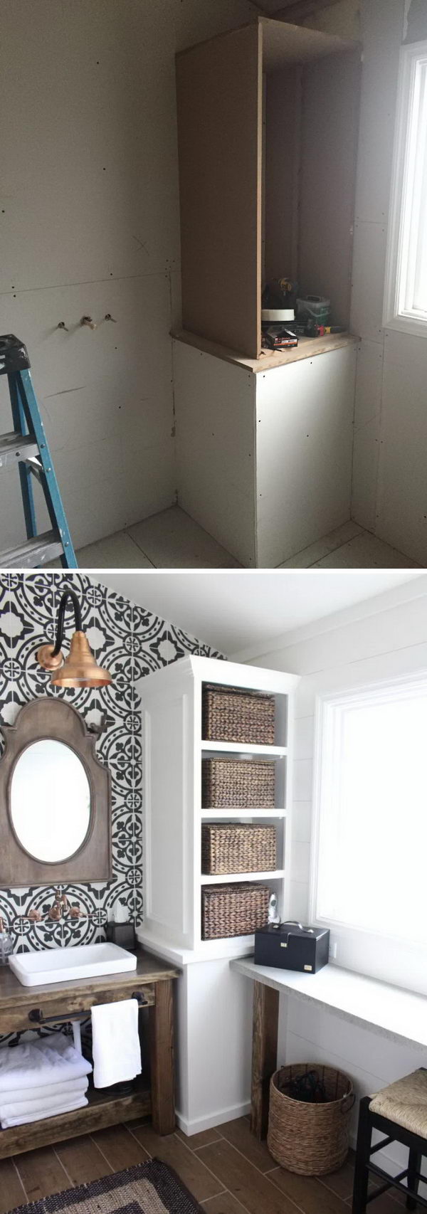 Before And After 20 Awesome Bathroom Makeovers Hative