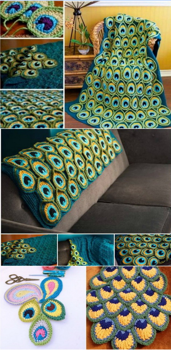Cool &amp; Easy Crochet Blankets With Lots of Tutorials and Patterns - Hative