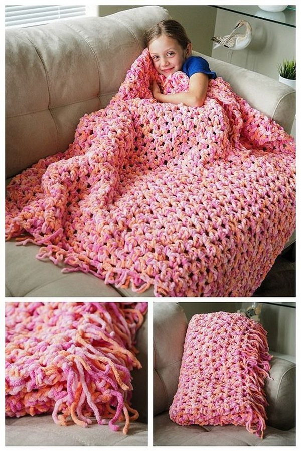 Cool & Easy Crochet Blankets With Lots of Tutorials and