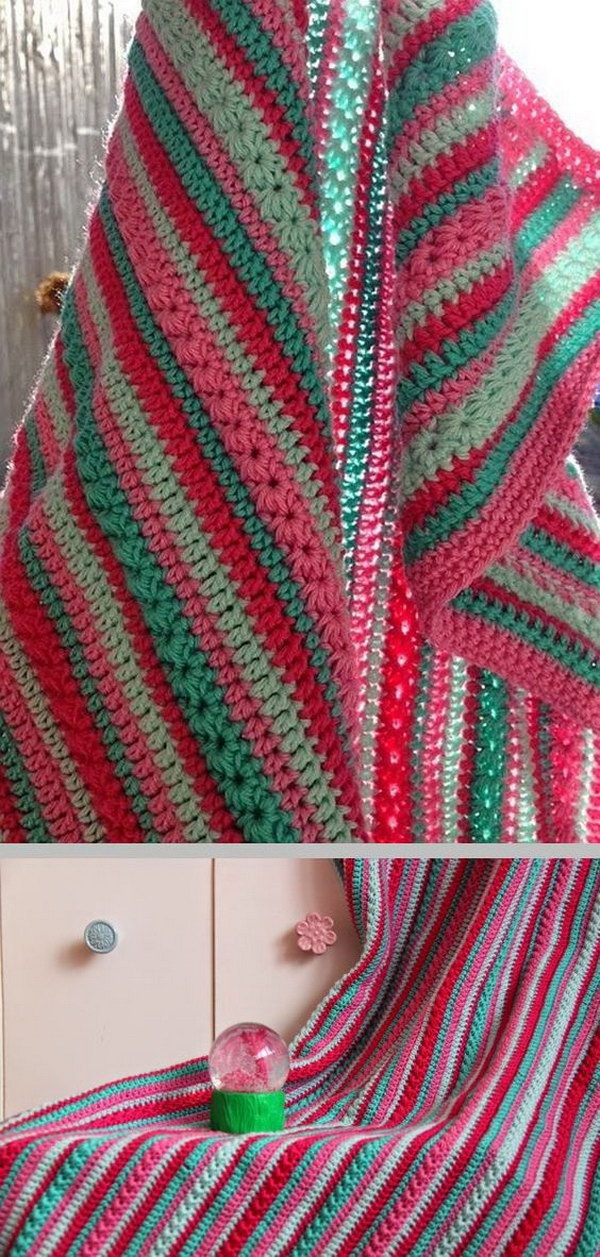 crochet patterns blanket blankets afghan cool afghans pattern tutorials simple stitch mixed projects knit hative stitches ganchillo crocheting sampler stripe