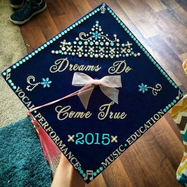 Disney Cinderella Graduation Cap. 