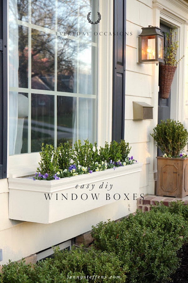 pvc flower boxes