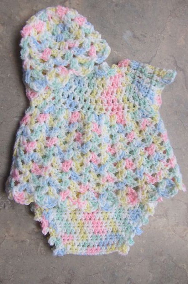 crochet baby tops free pattern