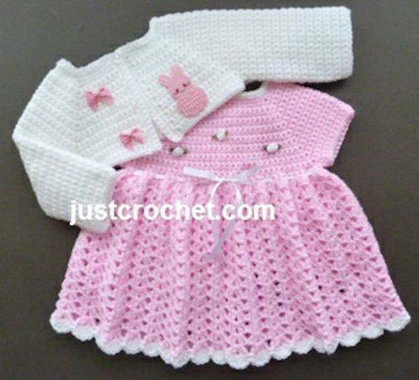 crochet dress for baby girl pattern