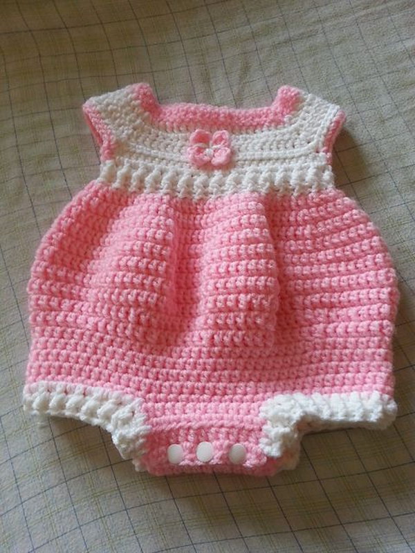 newborn baby dress crochet pattern