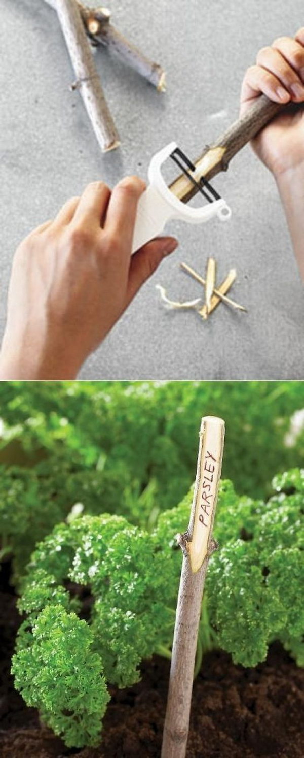 30 DIY Plant Label & Marker Ideas For Your Garden - Hative