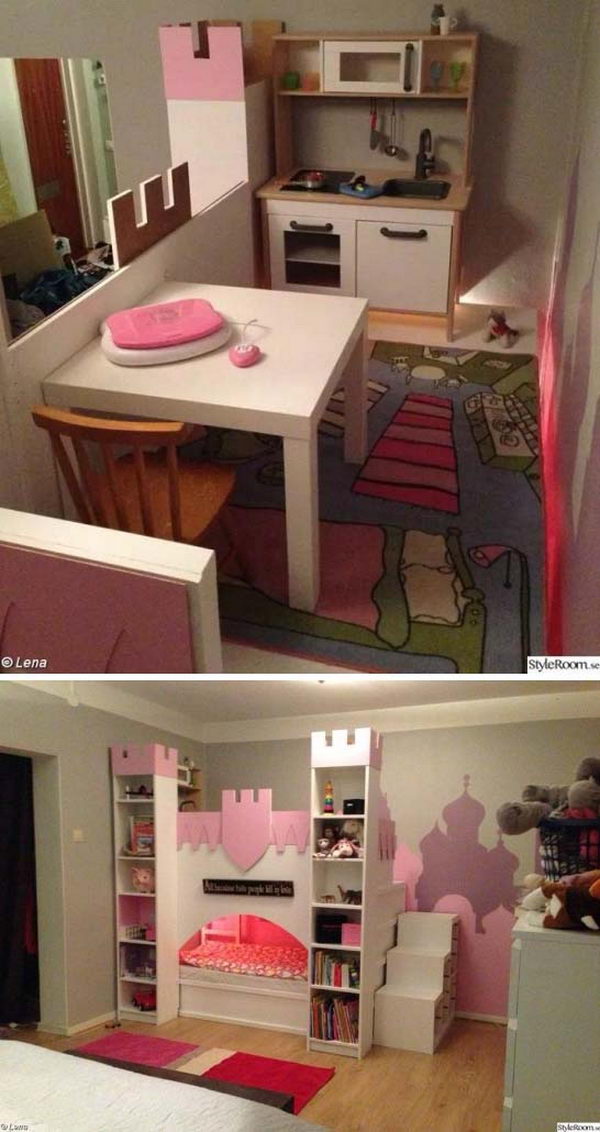 little girls princess bedroom