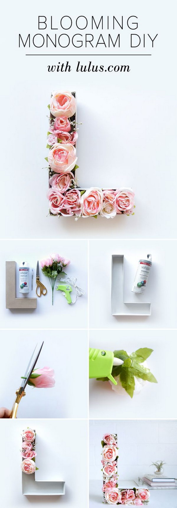 DIY Blooming Monogram 