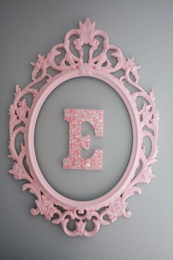 Framed Monogram Wall Art 