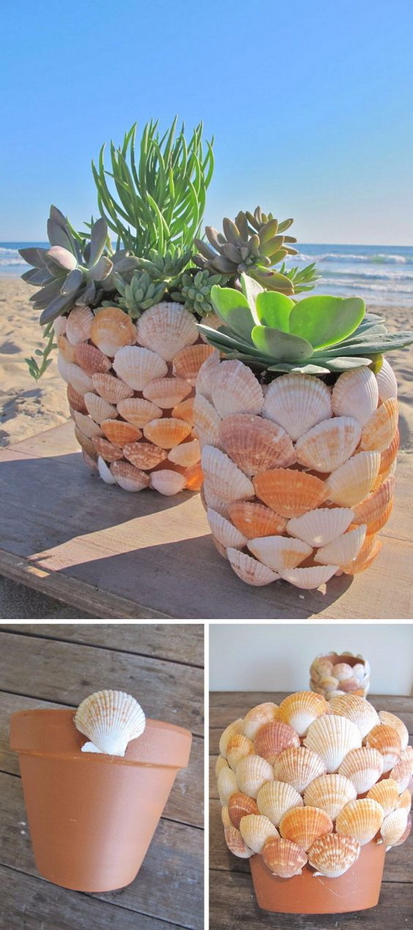 Beautify Your Home And Garden With These Awesome DIY Flower Pots - Hative