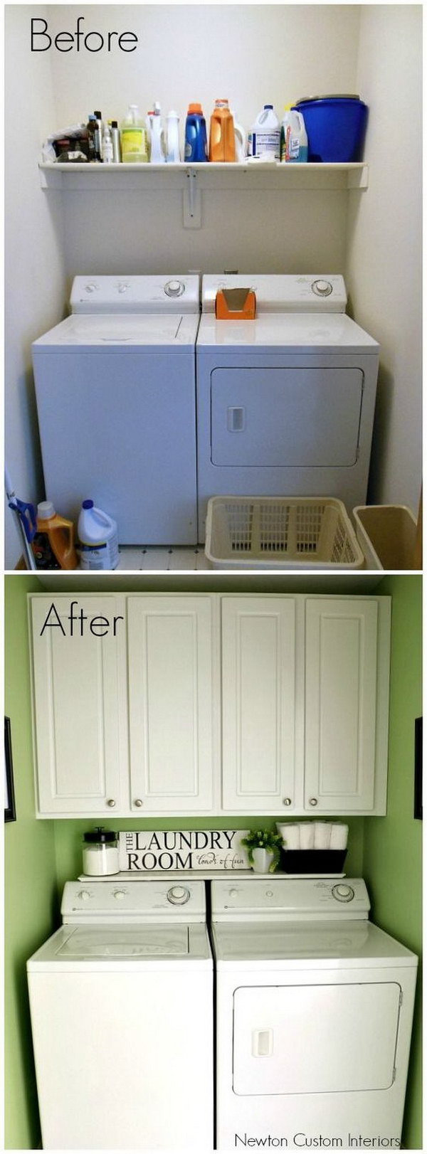 Awesome Before and After Laundry Room Makeovers - Hative