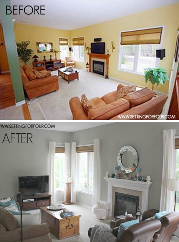 Before and After: Great Living Room Renovation Ideas 2023