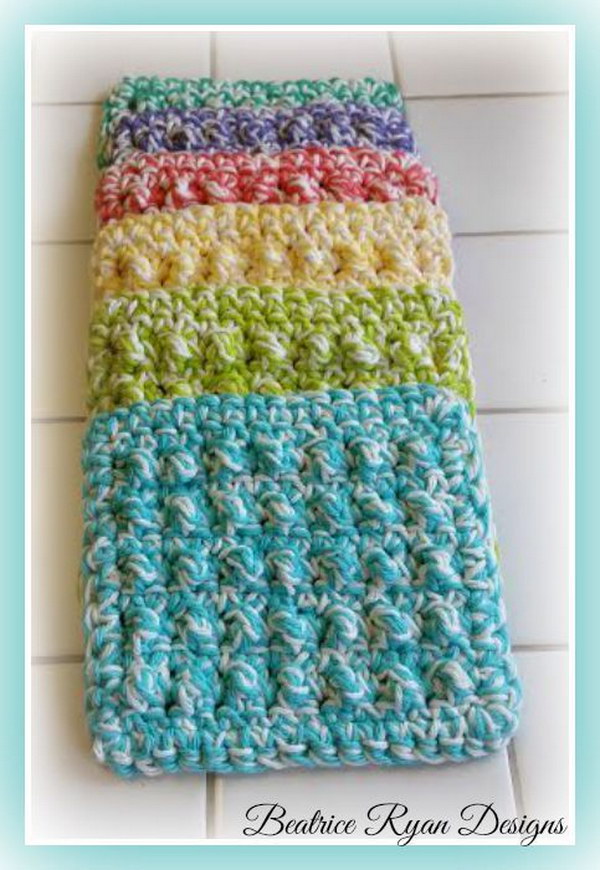 Häkeln & Knitted Dishcloth Patterns Hative