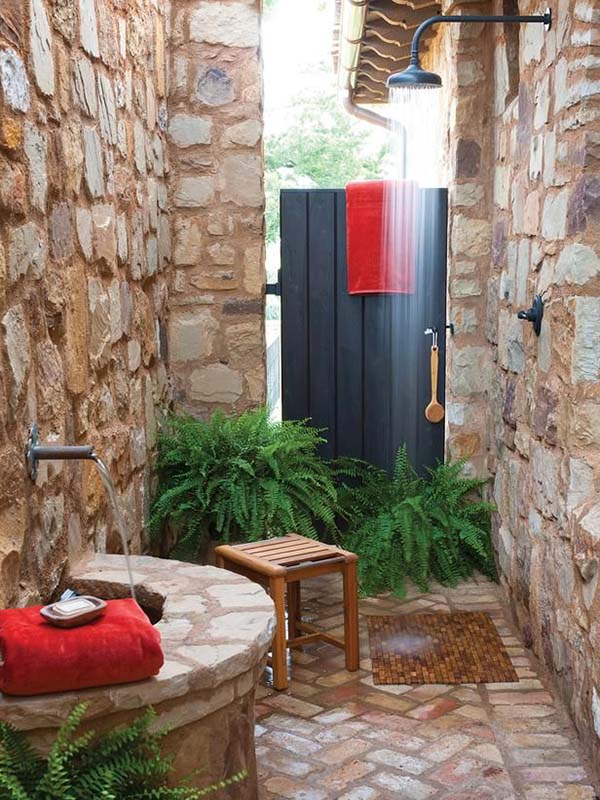 Great Outdoor Shower Ideas For Refreshing Summer Time Hative 0134