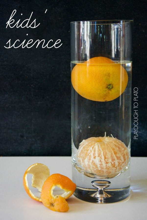 easy science experiments to do at home with water