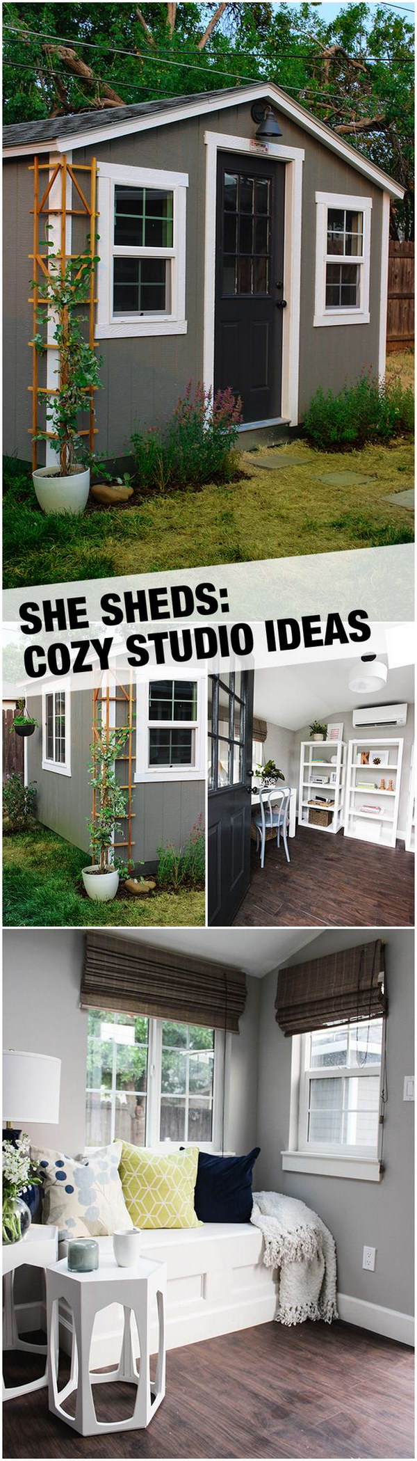 Amazing She Shed Ideas - Hative