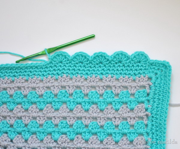 baby knit with blanket crochet border Edging Patterns Lovely  Hative Crochet &  Ideas