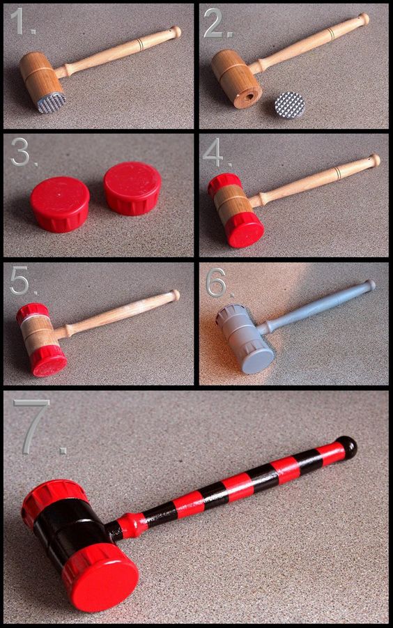 Harley Quinn Mini Hammer Build. 