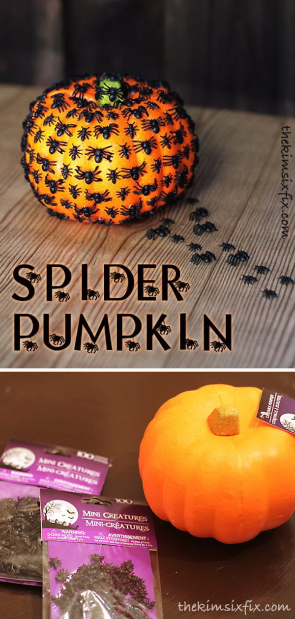 40 Cool No Carve Pumpkin Decorating Ideas Hative