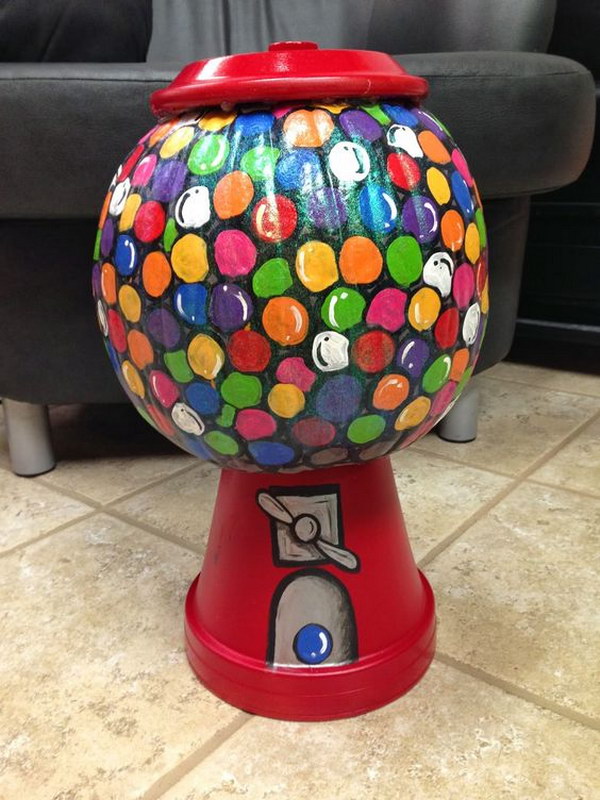 Gumball Machine Pumpkin. 